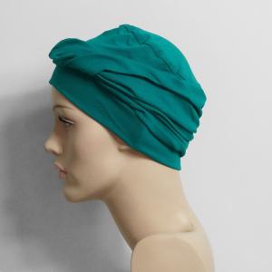 Turban Lucie uni - L'Iconique Drapé en Bambou