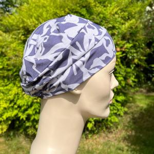 Bonnet chimio Léa multicolore en bambou Autrement Belle