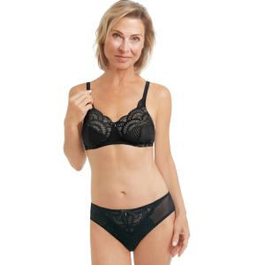 Soutien gorge sans armatures Karolina noir Amoena