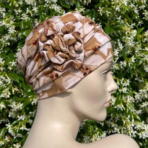 Turban chimio Cap Anna imprimé Gisela Mayer