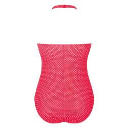 Maillot de bain une pièce Romantic down rouge Amoena
