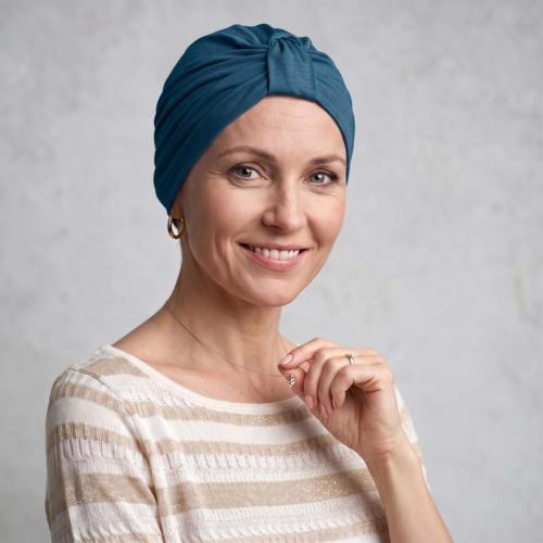 Turban chimio Violette bambou : La gamme iconique - Autrement Belle