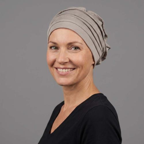 Turban Ample Sonate MTM : Jersey de Bambou et Surpiqûres Horizontales