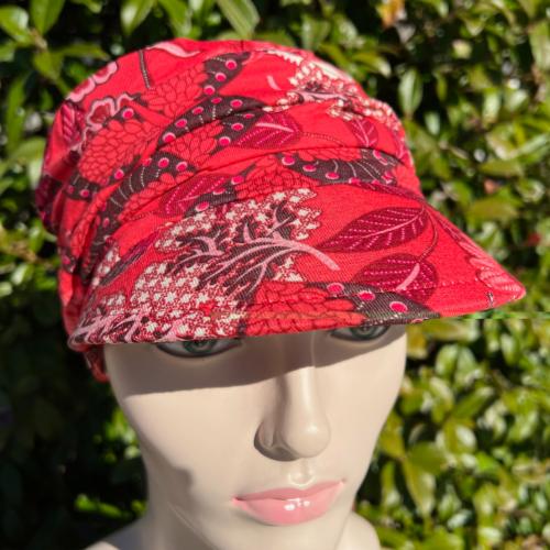 Casquette chimio heda sun imprimé Gisela Mayer