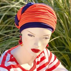 Foulard chimio à nouer en bambou Leslie MM Paris