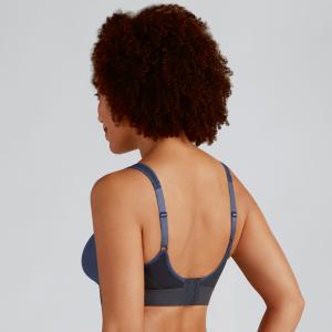 Soutien gorge de sport pour prothèses Power bleu marine Amoena