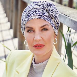 Turban chimio Lotus lin Christine Headwear