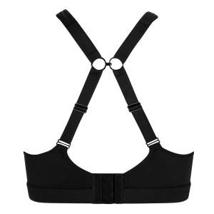 Brassière de sport Grand Maintien Jolie - Noir et gris