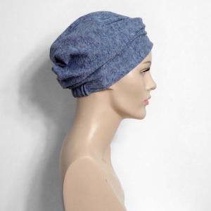 Bonnet Turban chimio Lila hiver : Laine Fine & Doublure Bambou - Autrement Belle