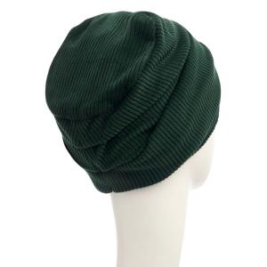 Turban chimio confort Léa en velours côtelé - Viva Headwear
