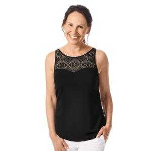 Summer Top avec brassière intégrée noir Amoena