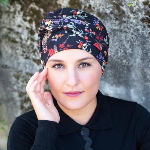 Turban chimio en bambou Adèle multicolore MM Paris