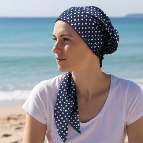 Foulard chimio préformé Lolita coton multicolore : Légèreté et imprimés d'été - Autrement Belle