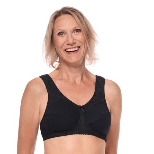 Soutien-gorge Grand Maintien Leslie Amoena - Noir