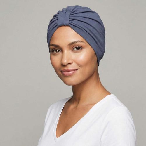 Turban chimio Violette bambou : La gamme iconique - Autrement Belle