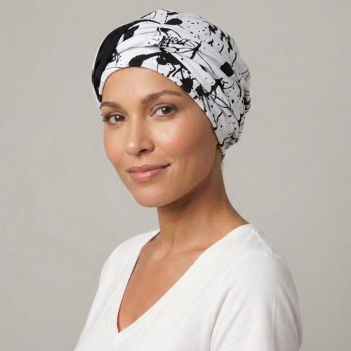 Turban Chimio Lucie Imprimé - Volume & Style drapé