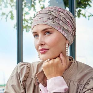 Bonnet chimio confort Yoga lin - Christine Headwear