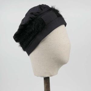 Turban Effet Borsalino Saomi Fantaisie MTM : Maille Effet Plumes et Bambou