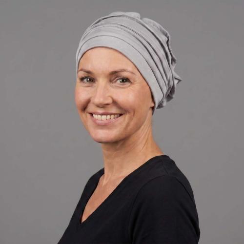 Turban Ample Sonate MTM - Petite Taille (54 cm) : Jersey de Bambou et Surpiqûres