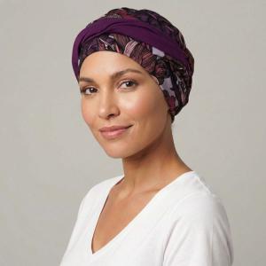 Turban chimio Lucie multicolore bambou : L'iconique volume et imprimés exclusifs - Autrement Belle