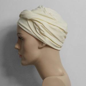 Turban chimio Lucie uni bambou Autrement Belle : L'iconique volume torsadé - Autrement belle