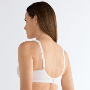 Soutien gorge pour prothèse Nora blanc sans armatures Amoena