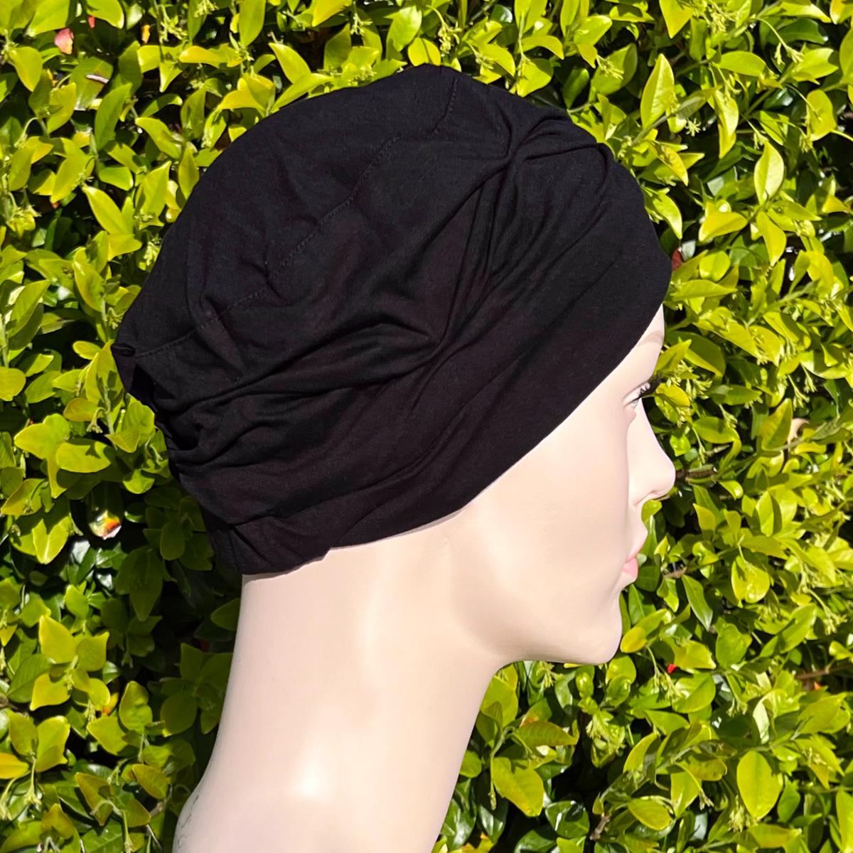 Turban Médical CAREBBELL – En Bambou Et Coton – Modèle Préformé Sans Coutures – Pour Perte De Cheveux, Chimiothérapie, Alopécie - 5