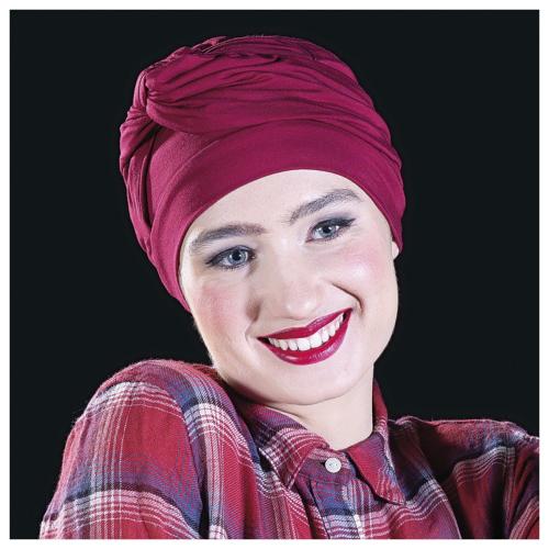 Turban chimio en bambou Adèle uni MM Paris