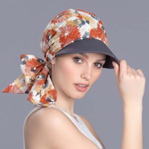 Casquette Chimio en Coton Capri Ellen Wille : Volume et Bandeau Amovible