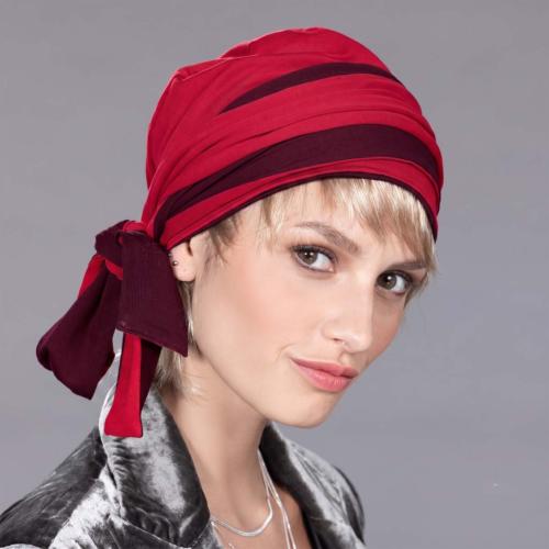 Foulard Chimio en Jersey Ama Ellen Wille : Bicolore et Longs Pans
