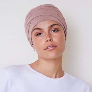 Turban chimio Confort Zoya Viva Christine Headwear : Coton, Viscose et Bandeau Torsadé
