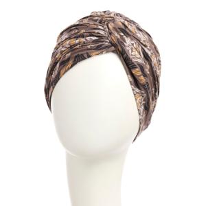 Turban chimio d'Hiver Multicolore Joyo Christine Headwear : Bambou Caretech®