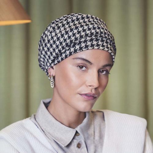 Turban chimio confort Léa en velours côtelé - Viva Headwear