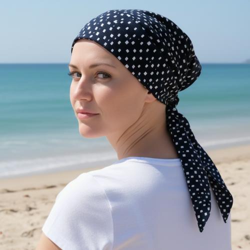 Foulard bandana prénoué été Lolita multicolore Autrement Belle