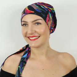 Foulard bandana prénoué été Lolita multicolore Autrement Belle