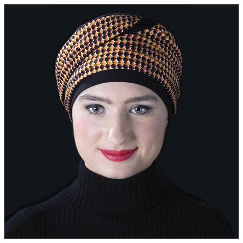 Foulard chimio à nouer en bambou Nadia MM Paris