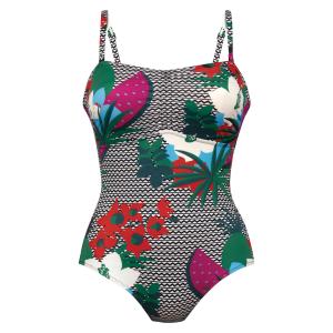 Maillot une pièce bandeau Santa Tropical alicante Anita