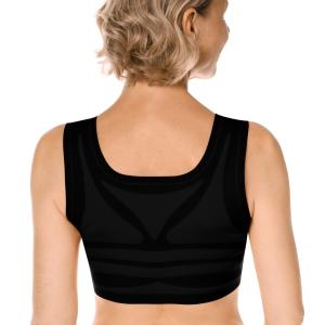 Brassière Lymph Flow noir Curalymph Compression Amoena