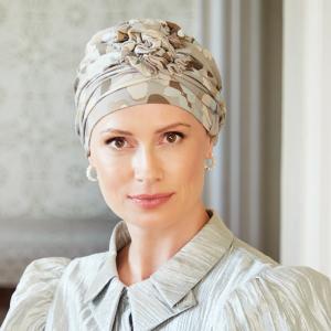 Turban chimio Lotus bambou multicolore Christine Headwear