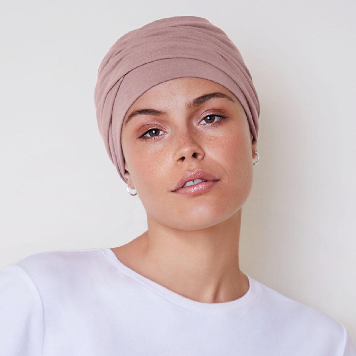 Turban Chimio Coton Bio Osvyo – Bonnet Doux Et Respirant Pour Femmes En Chimiothérapie, Perte De Cheveux