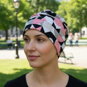 Turban Chimio Mirabelle - Jersey de Bambou Multicolore
