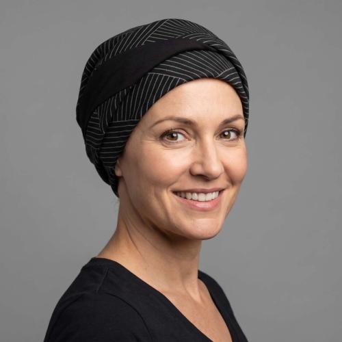 Turban Miwok hiver Ellen Wille : Volume torsadé et doublure bambou