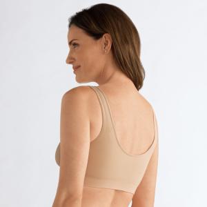 Brassière Becky sans armatures coton bio blush Amoena