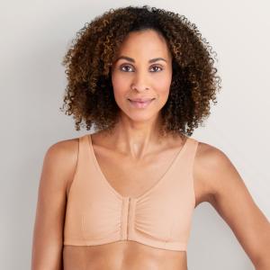 Brassire postopratoire en coton Frances beige Amoena