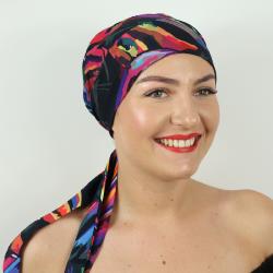 Foulard bandana prénoué été Lolita multicolore Autrement Belle