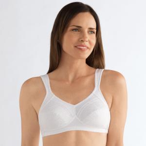 Soutien gorge pour prothèse Nora blanc sans armatures Amoena