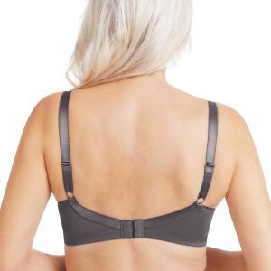 Soutien gorge sans armatures avec ouverture devant Nancy anthracite Amoena