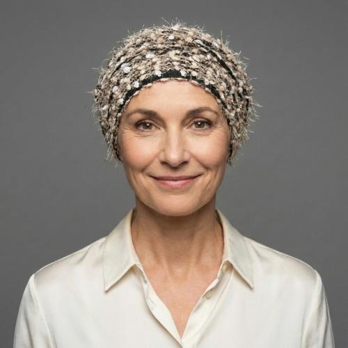 Bonnet Turban Hiver Confort - Modèle Lila - Laine Fine & Doublure Bambou
