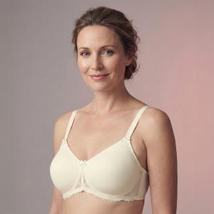 Soutien-gorge Mousse Floria - Amoena (Dentelle Coton Ivoire)