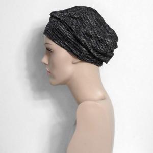 Bonnet Turban chimio Lila hiver : Laine Fine & Doublure Bambou - Autrement Belle
